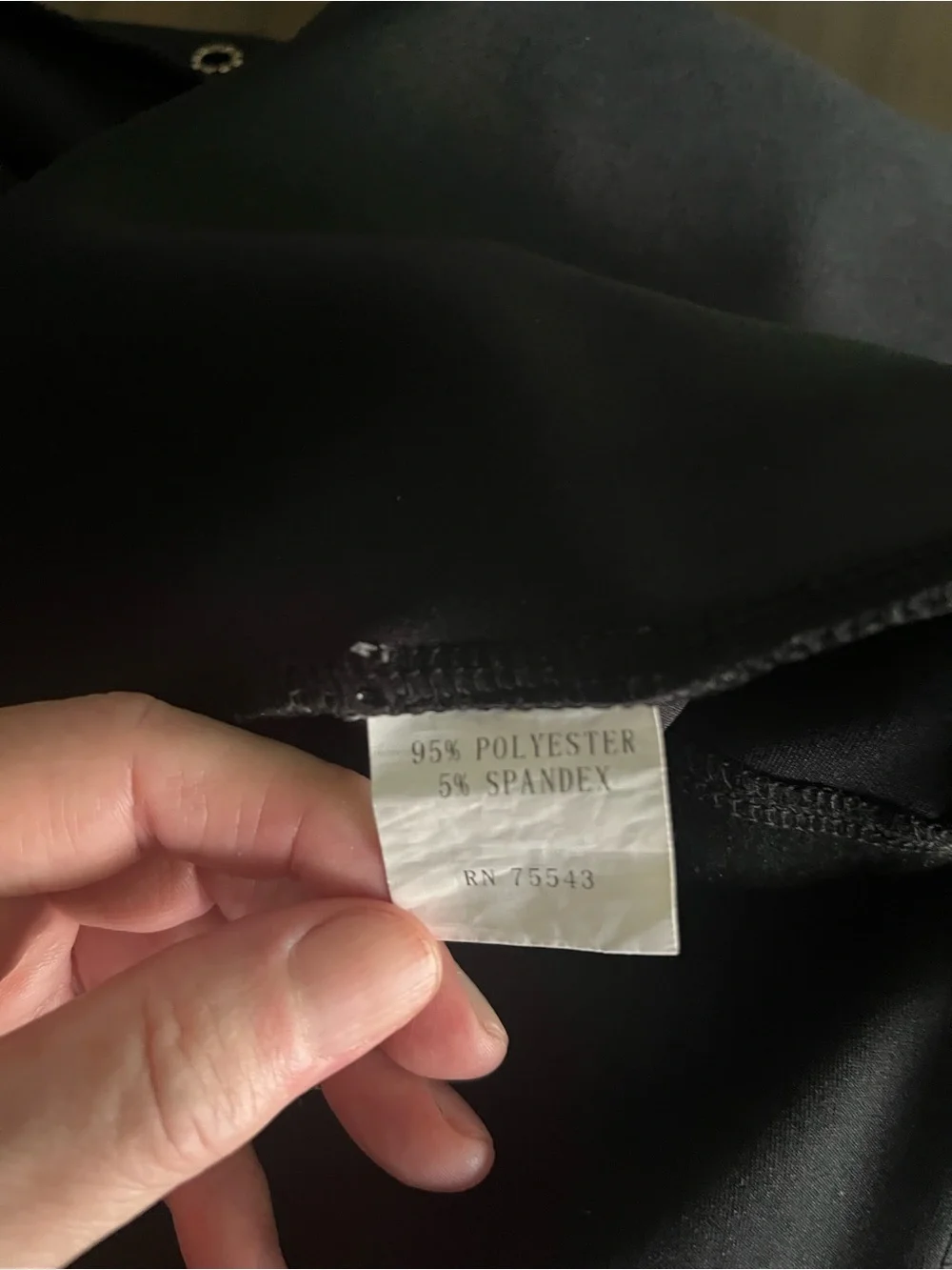 Radzoli Black 36” long Grommet Lined Vest. Excellent Condition!